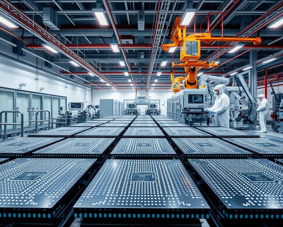 Hoe werkt een moderne chipfabricagefabriek?