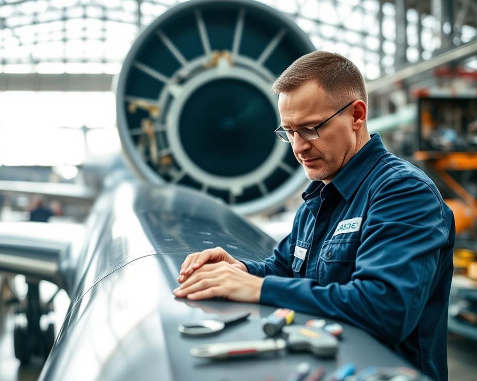 Wat doet een technicus in de luchtvaartindustrie?