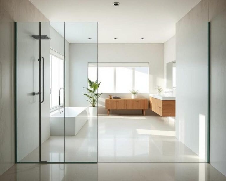 Hoe kies je een douchewand die ruimtelijk oogt?