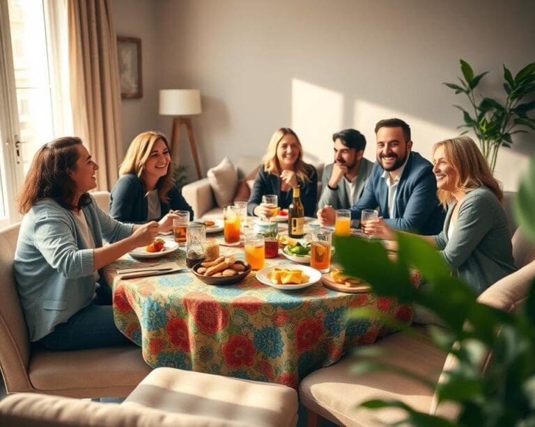 Waarom voelt een ronde tafel gezelliger?