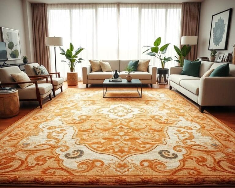 Waarom werkt een groot vloerkleed zo verbindend?