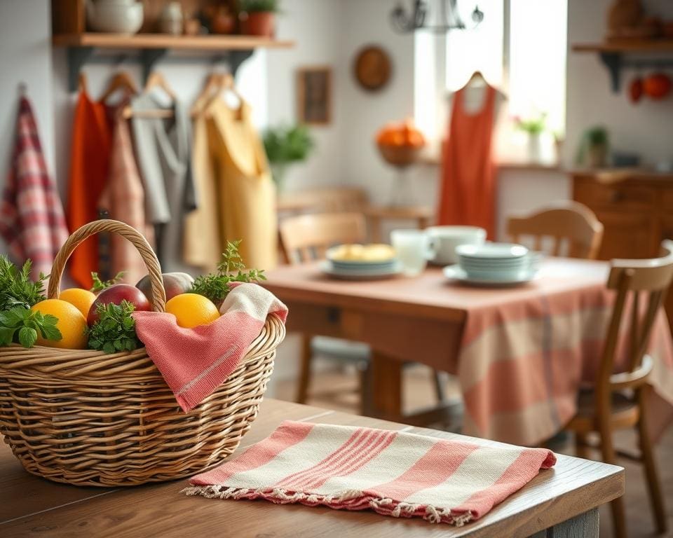 Waarom werkt keukentextiel als sfeermaker?