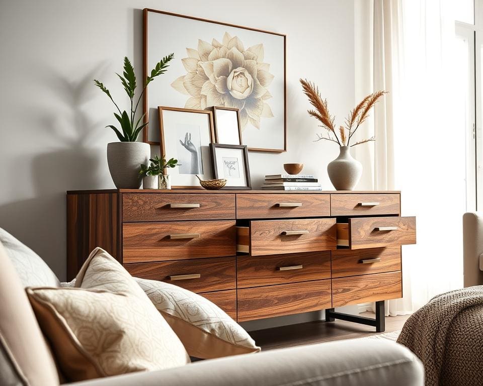 Wat maakt een dressoir ideaal voor opbergen én styling?