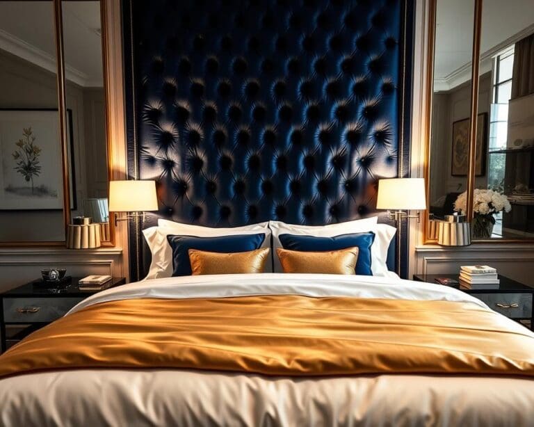 Wat maakt een hoog hoofdbord luxe in de slaapkamer?