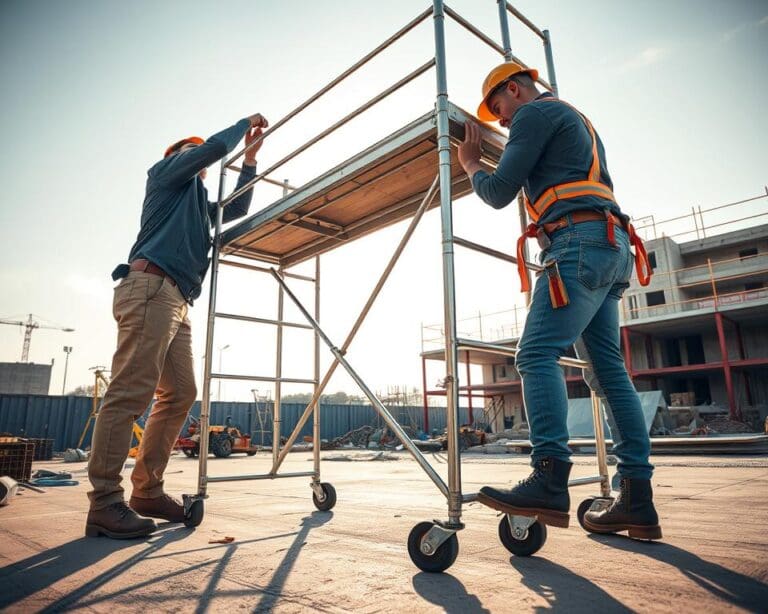 Waarom kiezen installateurs voor een rolsteiger?