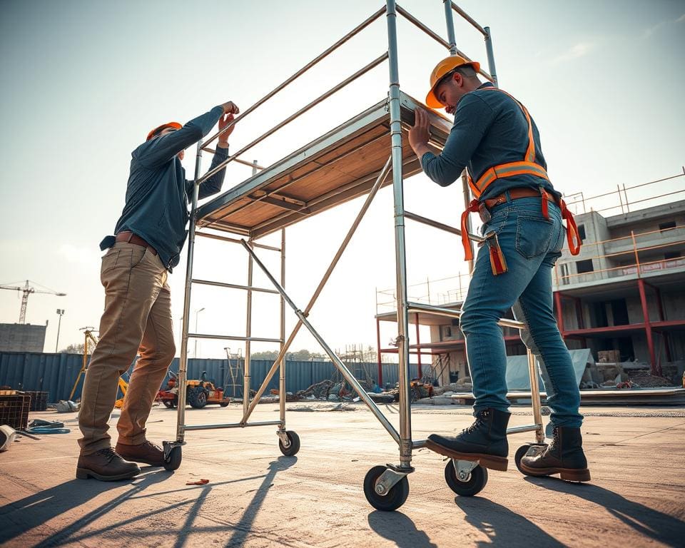 Waarom kiezen installateurs voor een rolsteiger?