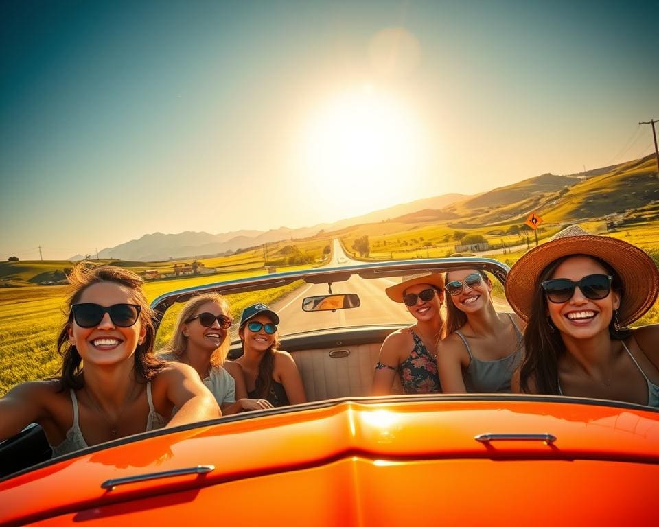 Waarom kiezen vriendengroepen voor een roadtrip?