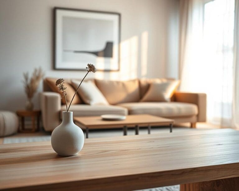 Hoe creëer je sfeer met minimalistische woonaccessoires?