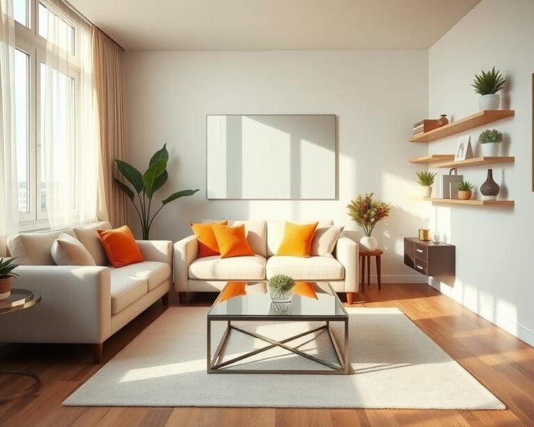 Hoe maak je een kleine woonkamer optisch groter?