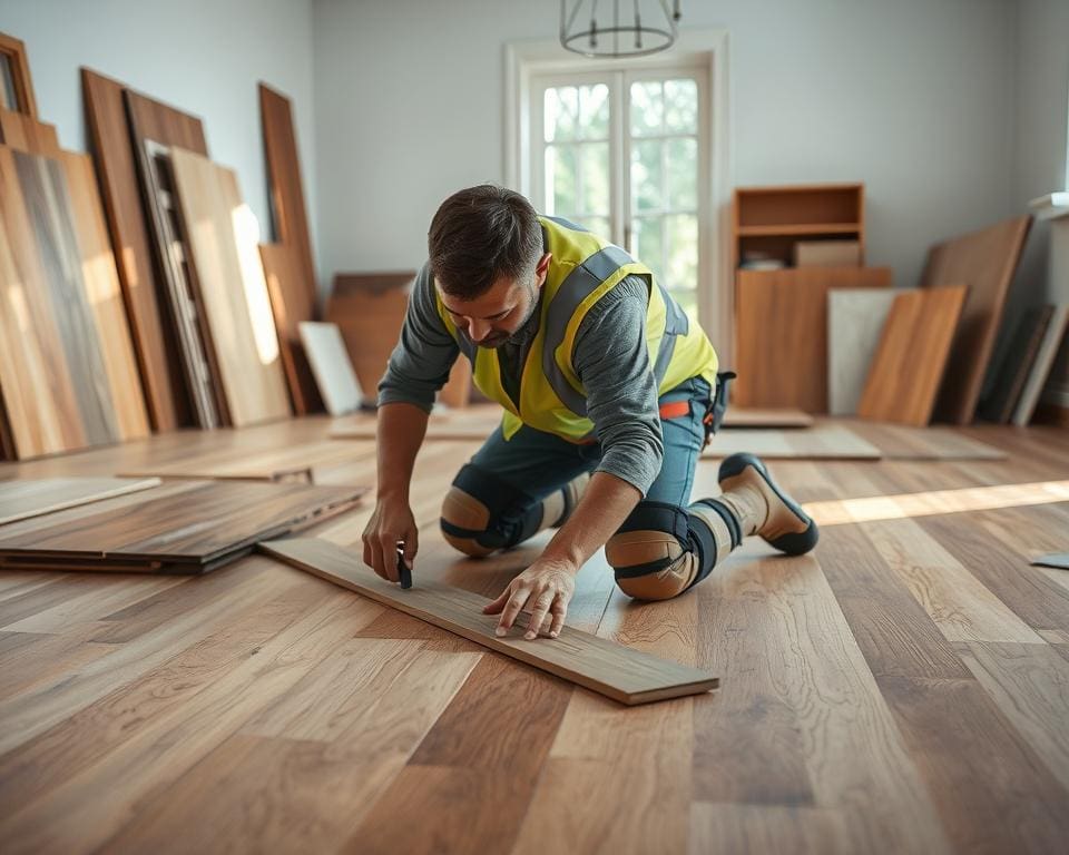 Wat doet een vloerenlegger bij nieuwe vloerafwerking?