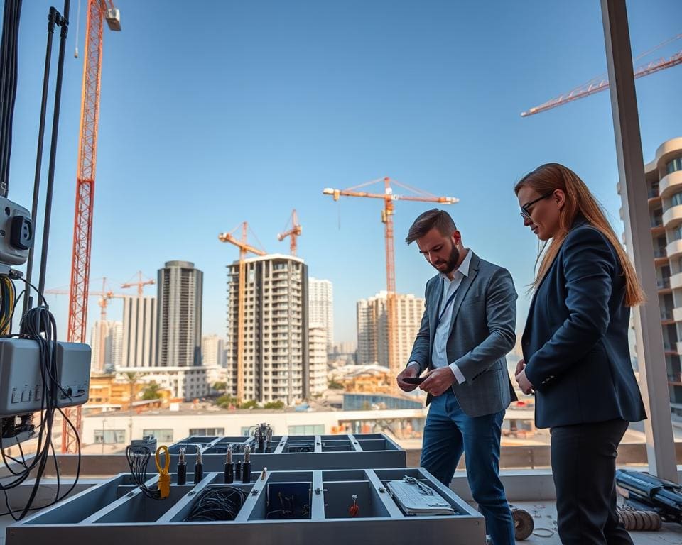 plug-and-play installatie in de bouw