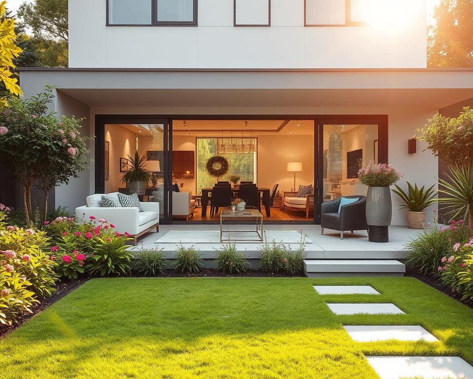 tuin als verlengstuk woning