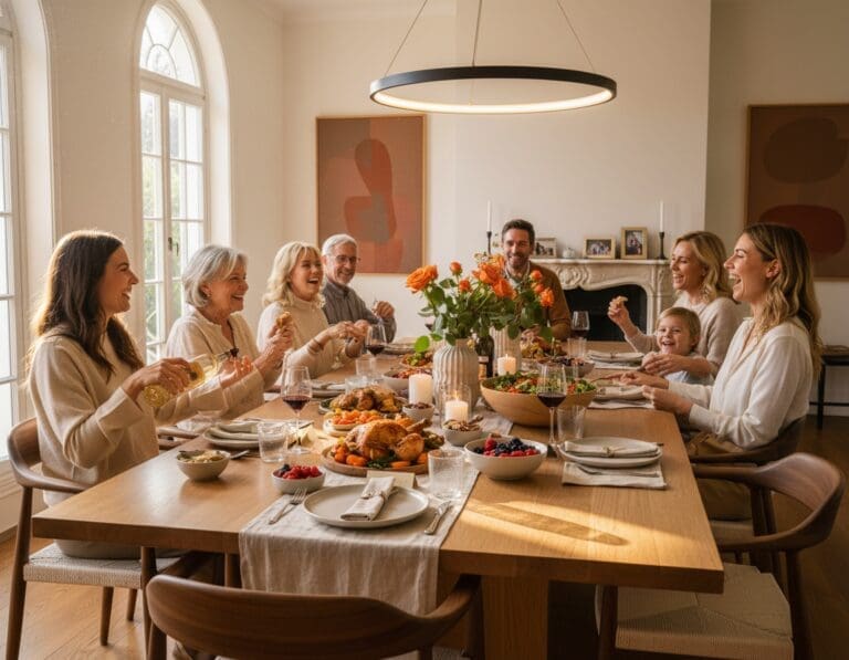 eettafel groot gezin