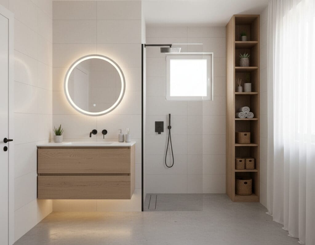 kleine badkamer ideeën