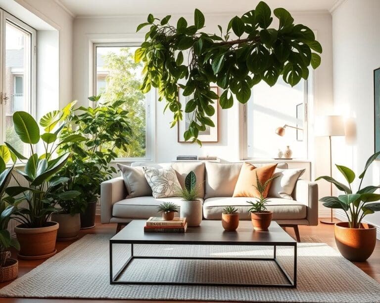 planten modern appartement