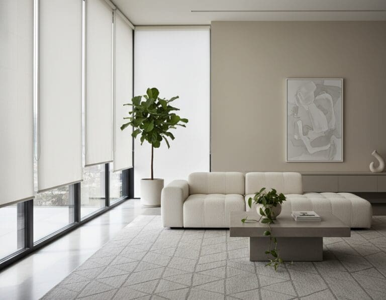raamdecoratie strak interieur