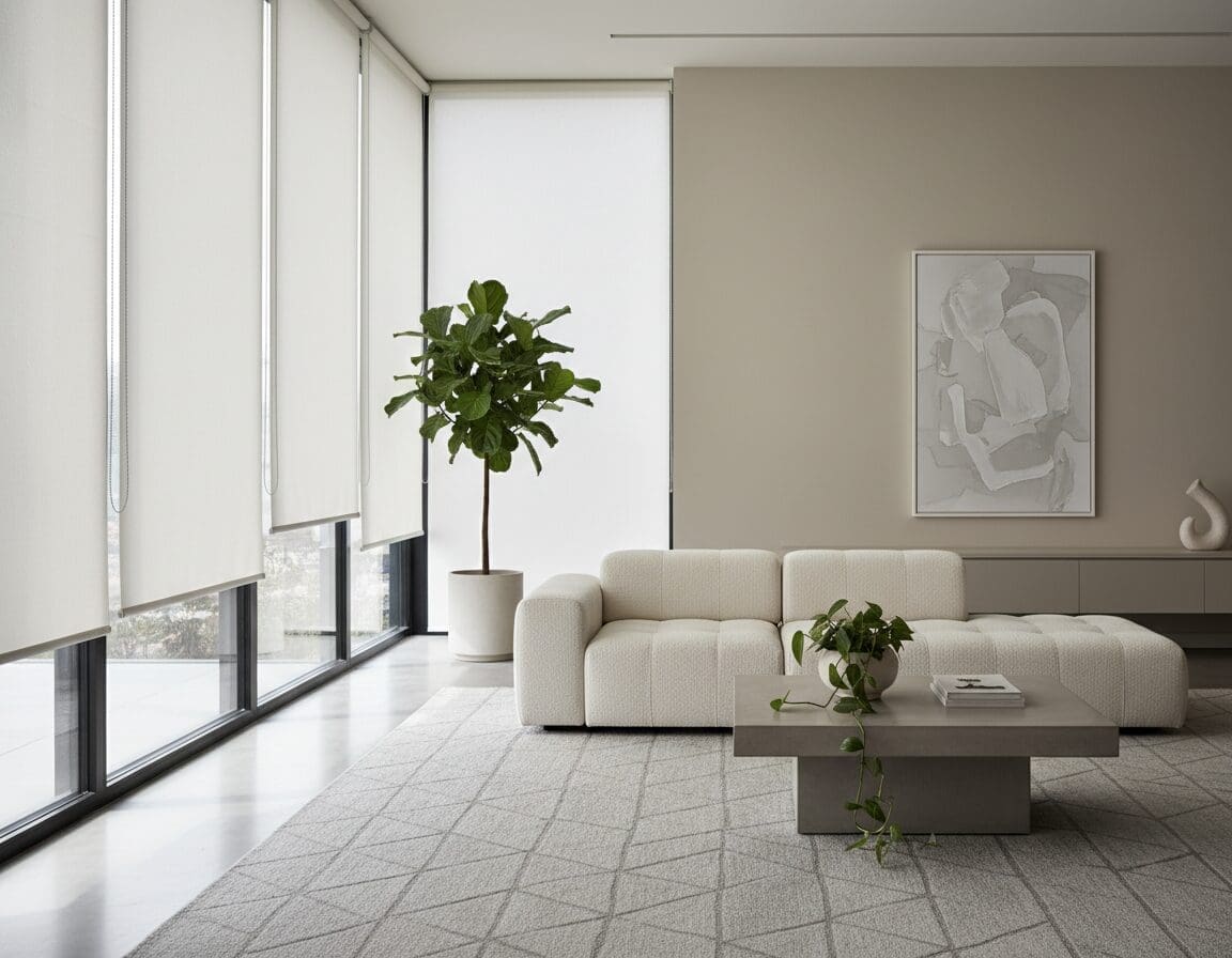 raamdecoratie strak interieur
