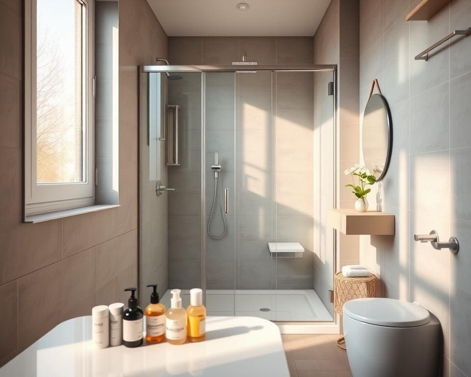 inloopdouche kleine badkamer