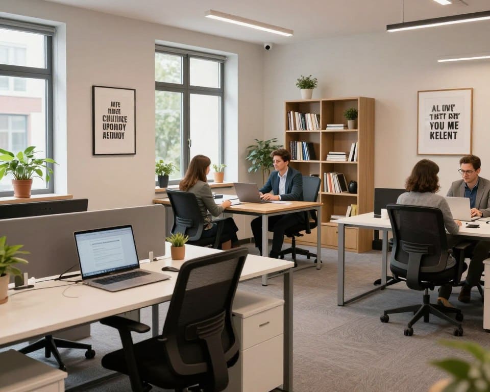 klein kantoor inrichten