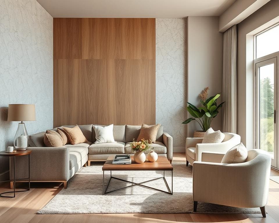 wandafwerking woonkamer